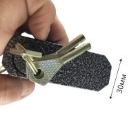 Замок амбарный 90 мм, прямоугольный, серый оптом