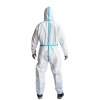 Комбинезон (костюм)  защитный XXL с бахилами и капюшоном, на молнии, 260 гр. оптом