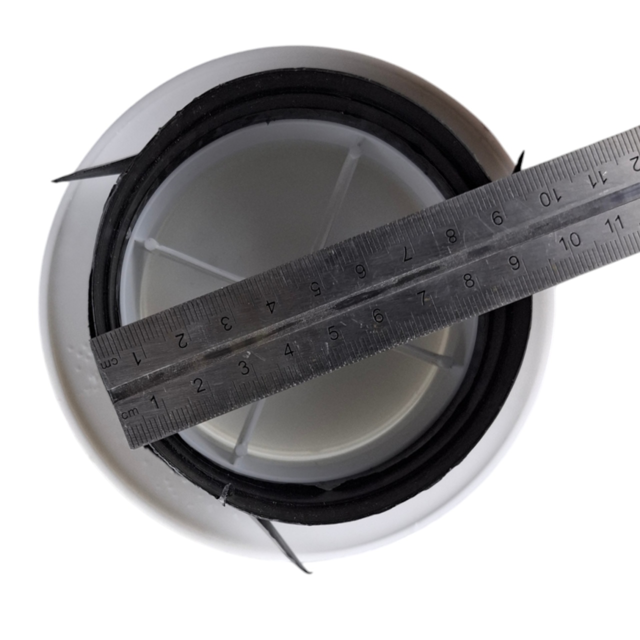 Вентиляционная решетка 100 мм, круглая, пластик оптом